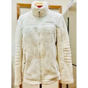 Vintage Free Country Plush Cream Full Zip Jacket - Women’s Size L